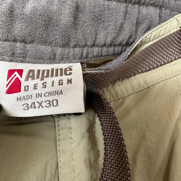 ALPINE Rain/Hiking/Snow Outdoor Men’s Pants Size 34 - Picture 9 of 9